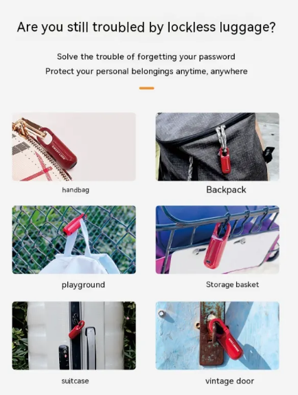 Smart Fingerprint Lock – Keyless Travel Padlock