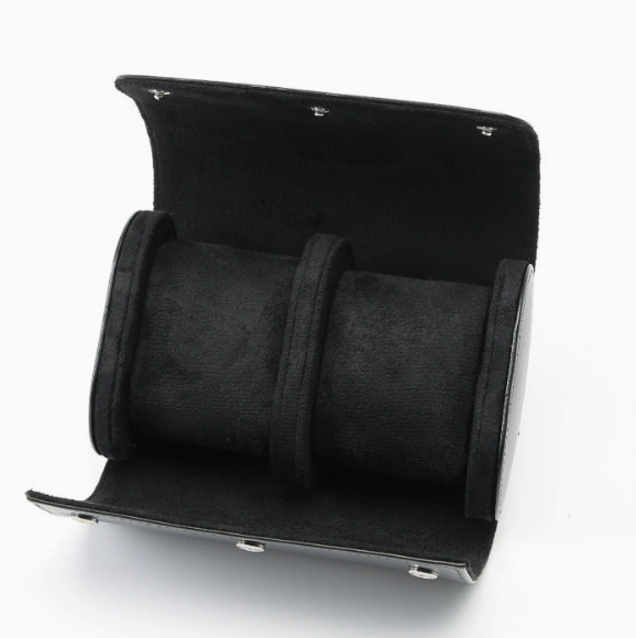 Travel Watch Case – 3-Slot Leather Organizer