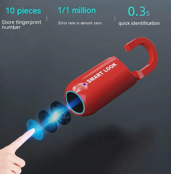 Smart Fingerprint Lock – Keyless Travel Padlock