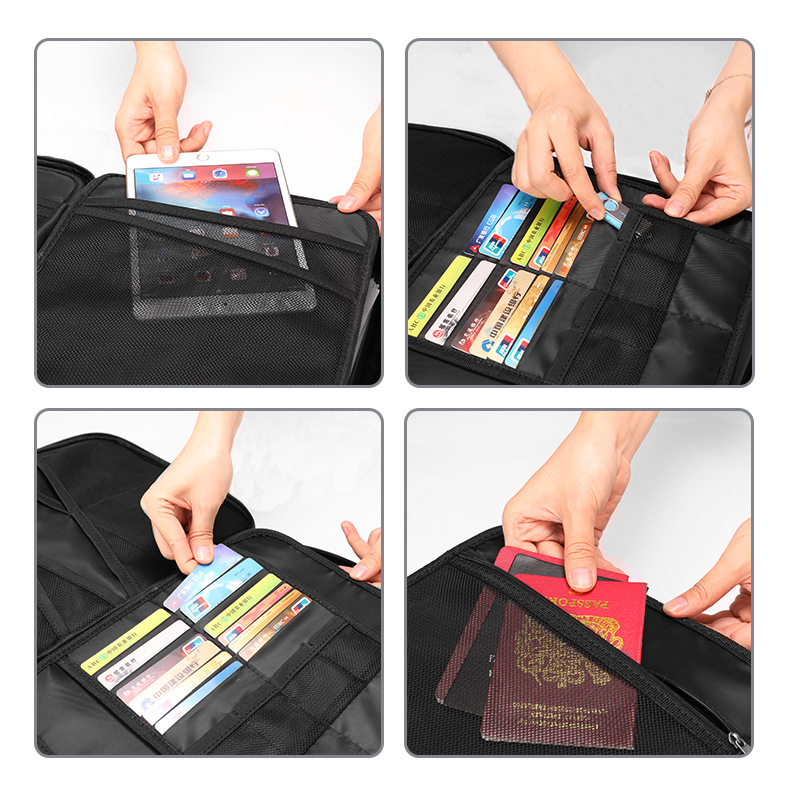 Fireproof Document Bag – Passport & Valuables Organizer