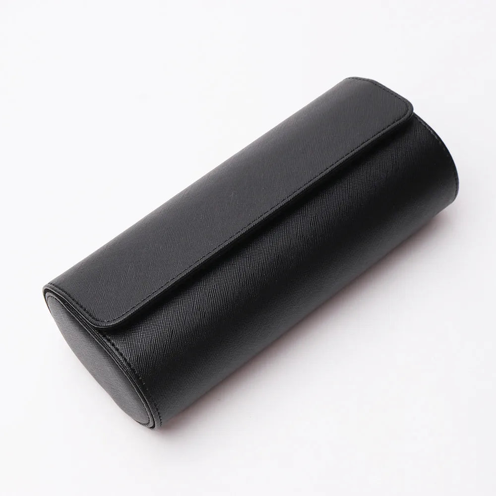 Travel Watch Case – 3-Slot Leather Organizer